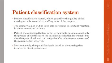 Image result for Hospital Patient Classification System