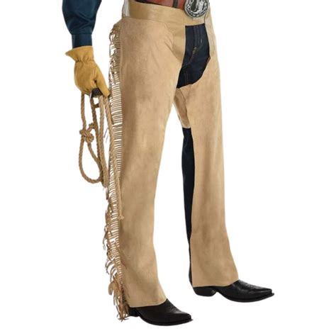 Stallion Black Cowboy Chaps With Fringes