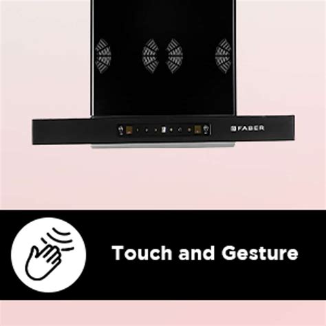 FABER HOOD BONITO 3D IN HC SC FL BK 75 Auto Clean T-Shape 75cm| Touch ...