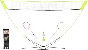 PERFLY by Decathlon BADMINTON EASY SET DISCOVER YELLOW Badminton Kit ...