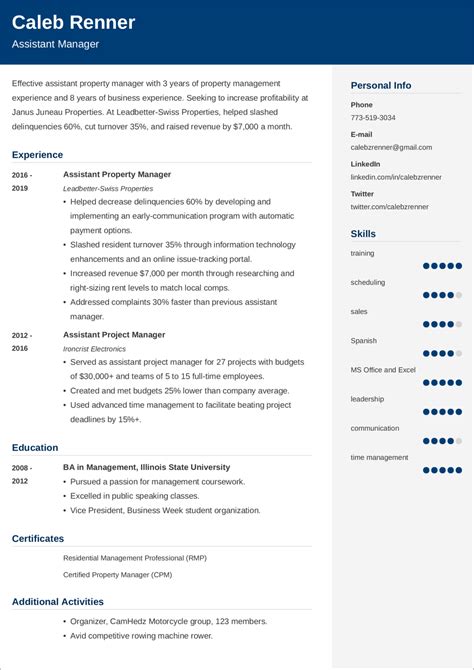 Assistant Manager CV: Examples and 25+ Writing Tips