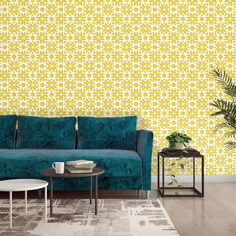 Asian Paints EzyCR8 P&S Golden Flowers Sticker : Amazon.in: Home ...