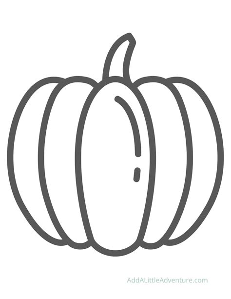 Pumpkin Outlines - Free Printables - Add A Little Adventure