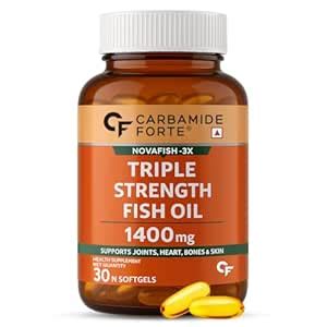 Carbamide Forte Triple Strength Omega 3 Fish Oil Capsules
