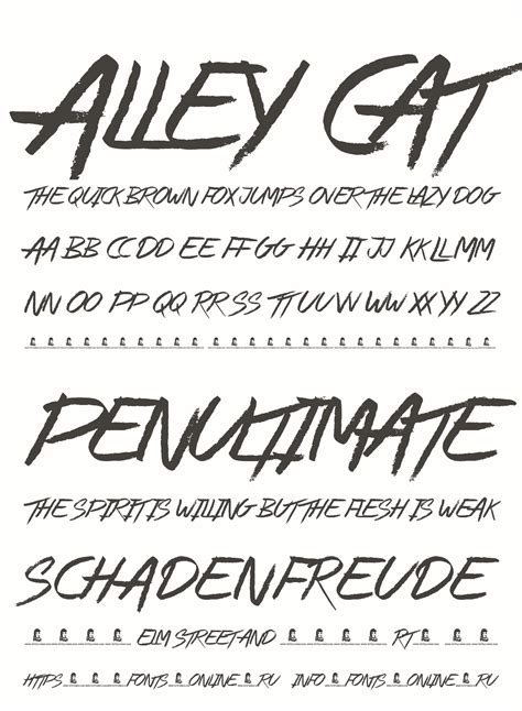 Alley Cat font