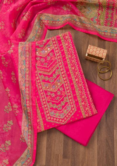 Chanderi Suit - Buy Elegant Chanderi Salwar Suits for Women Online – Koskii