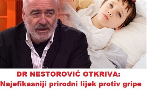 DR NESTOROVIĆ OTKRIVA: Najefikasniji prirodni lijek protiv gripe i šta ...