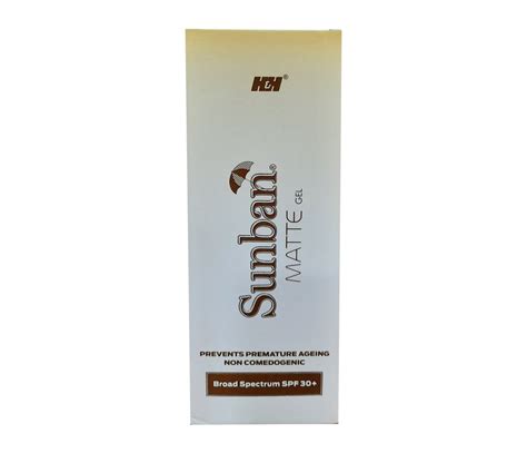 Sunban Matte SPF 30 Sunscreen – DelMeds.com