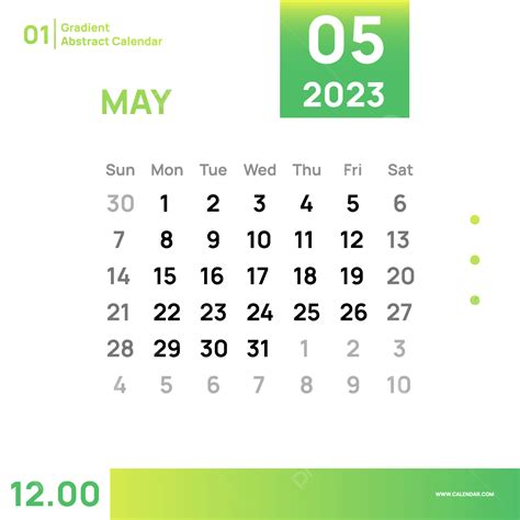 May 2023 Calendar Gradient Hd Images, Calendar, Month, 2023 Calendar ...