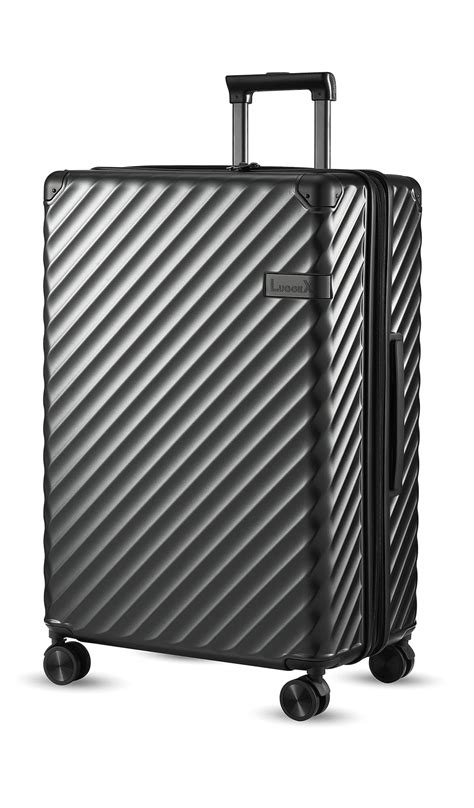 LUGGEX PC 28 Inch Luggage with Spinner Wheels - Hardside Expandable ...