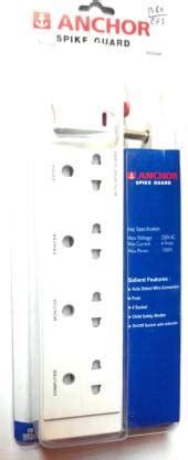 ANCHOR Spike Guard 4 Socket Extension Boards Price in India - Buy ...
