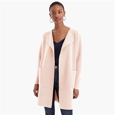 Juliette collarless sweater-blazer | Sweaters, Blazer, Cardigan sweater ...