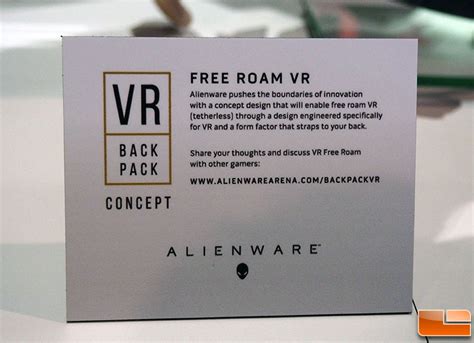 Alienware VR Backpack 的图像结果