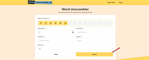 Word Unscrambler - Unscramble Letters and Words Quickly