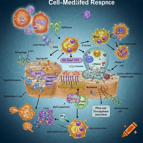 Cell Mediated Response Diagram