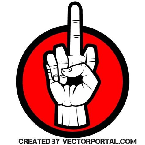 Free free clip art middle finger, Download Free free clip art middle ...