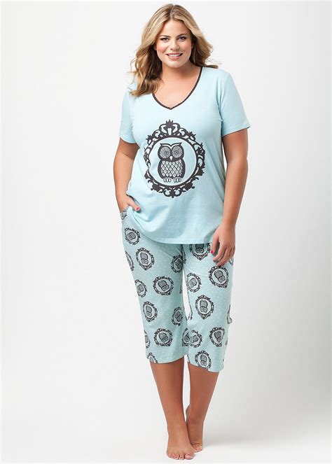 Plus Size Sleepwear for Women - Large Size Sleepwear Australia - OWL PJ ...