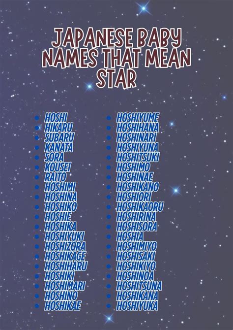 1600+ Beautiful Japanese Baby Names that Mean Star 2026
