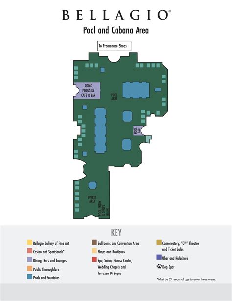 Bellagio Hotel Map Layout Architects & Interior Designers For Bellagio