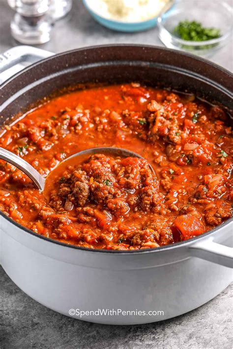 Easy Homemade Spaghetti Sauce With Ground Beef at Charles Casale blog