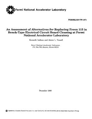 Fillable Online lss fnal An assessment of alternatives for replacing ...