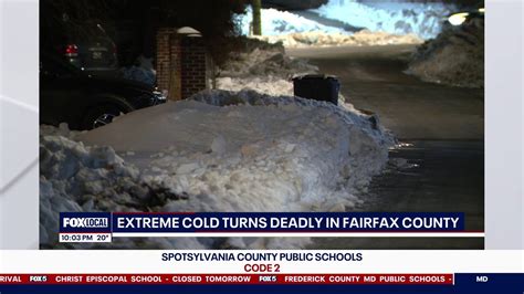 At least 3 dead due to extreme cold in Fairfax County, police say | FOX ...
