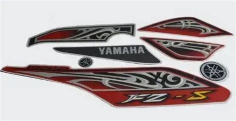 Sticker Set for FZS T7 [Red Tank]-YAMAHA