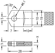 BTDD-OC Blade Type Diamond Dresser