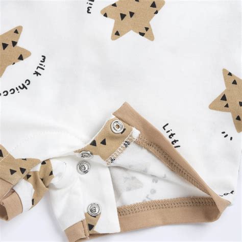Chicco Infants White Printed Short Sleeve Romper - Romper – Chicco India
