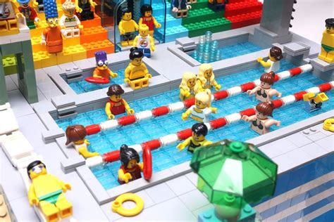 Image result for LEGO Swimming Pool Tutorial