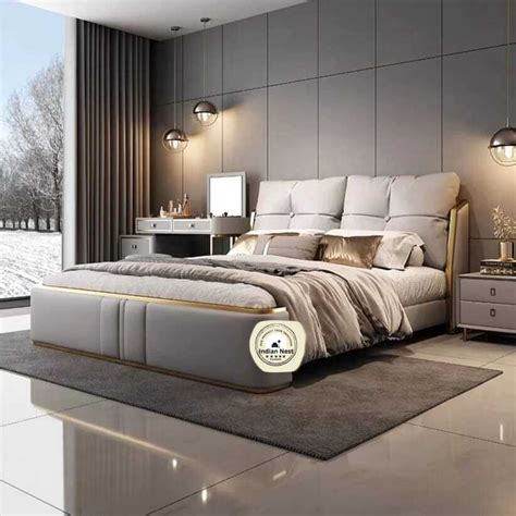 Luxe Cameron Upholstered Bed – Indian Nest