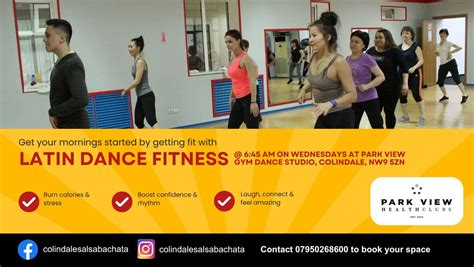 Zumba / Latin Dance Fitness every Wednesday morning, Park View Health ...