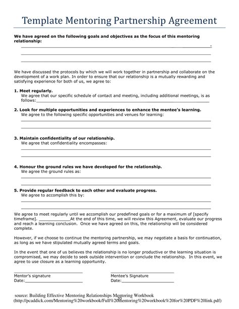 Partnership Agreement Form 的图像结果
