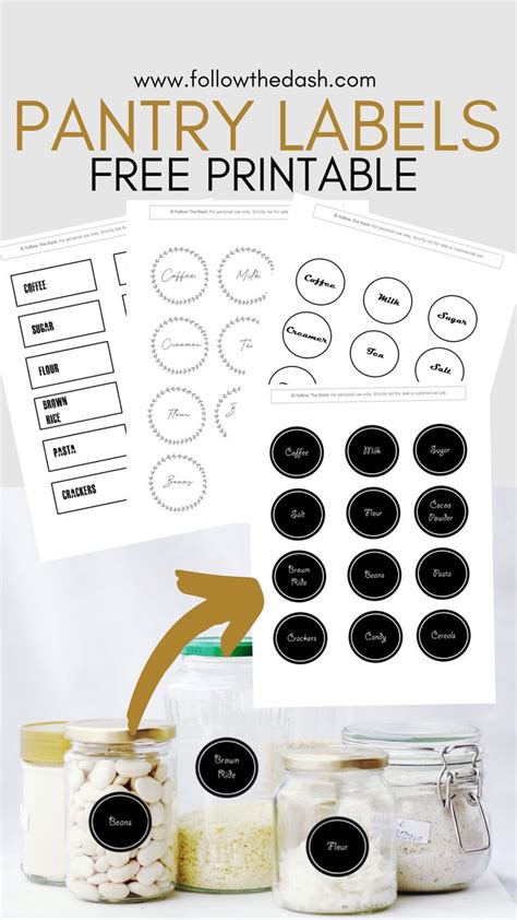 Image result for Downloadable Free Printable Pantry Labels