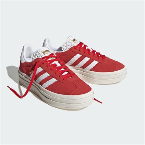 adidas Gazelle Bold Shoes - Red | adidas India
