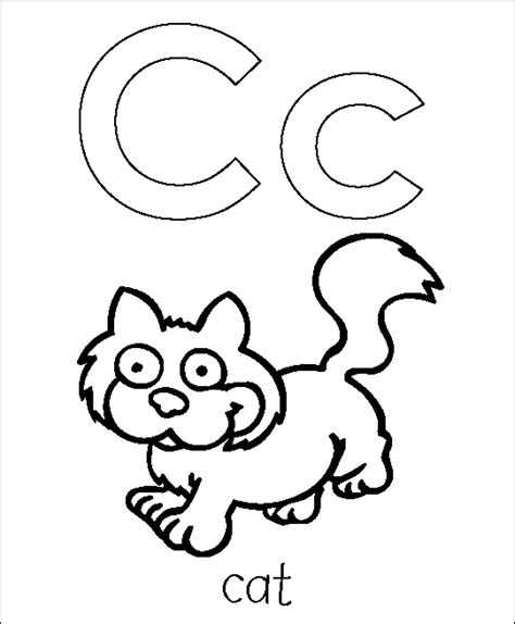 Free Printable Letter C Coloring Pages - Printable Word Searches