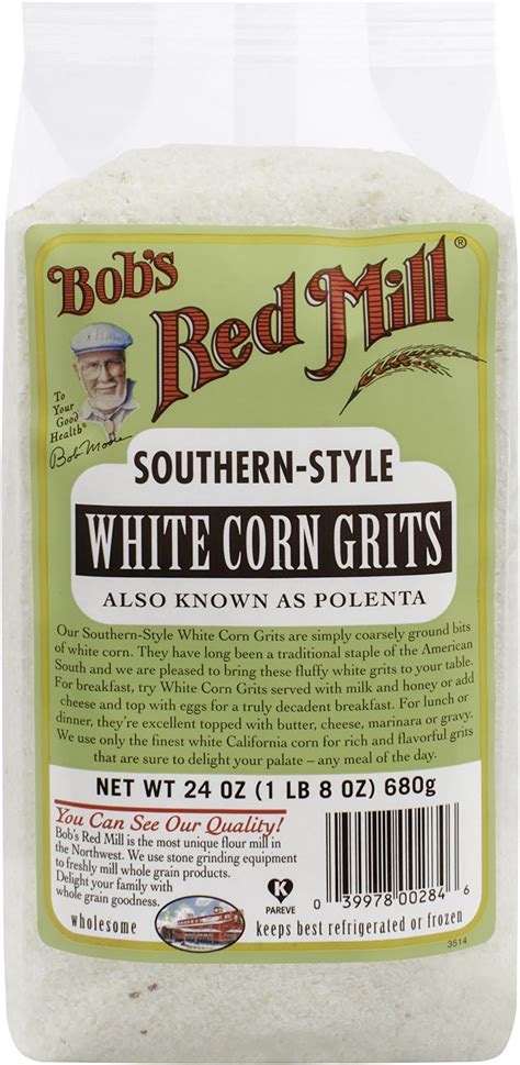 Amazon.com: Bob's Red Mill Organic Corn Grits/, Oz polenta 24 Ounce
