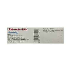 Althrocin 250 Tablet – Infection Treatment