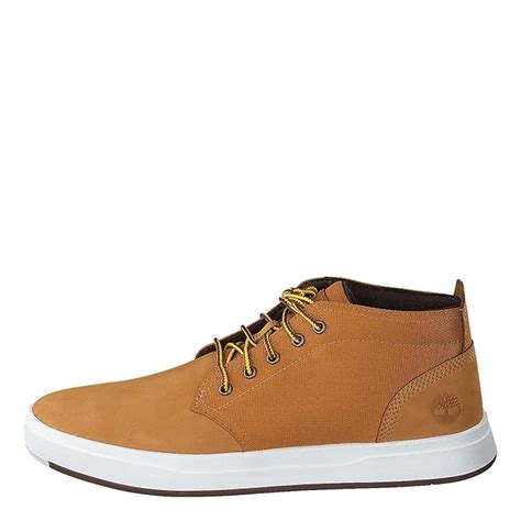 Buy TIMBERLAND Men's Davis Square Chukka Boots Beige (Wheat Nubuck W ...