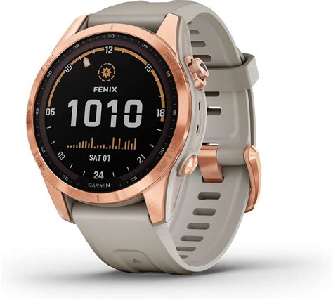 Garmin Fenix 7S Solar, Smaller Sized Adventure smartwatch, with Solar ...
