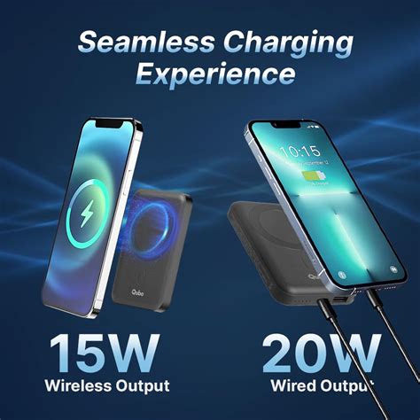 Qubo MagZap X10 from Hero Group 10000 mAh Magnetic Magsafe Wireless Po ...