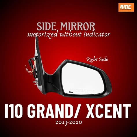Car side mirror suitable for Hyundai Grand I10 & Xcent (2013-2020 ...