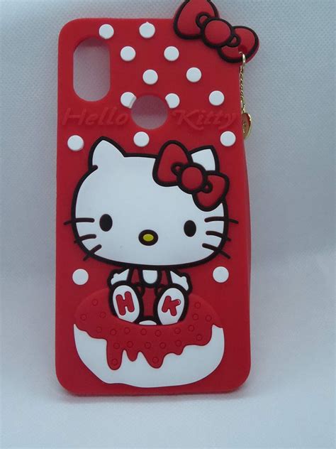 Himantra Cute Hello Kitty Back Case Cover for Redmi Note 5-Red : Amazon ...