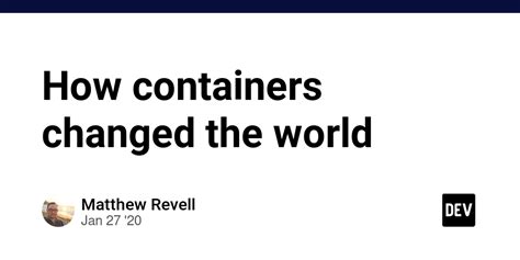 How Containers Changed the World 的图像结果
