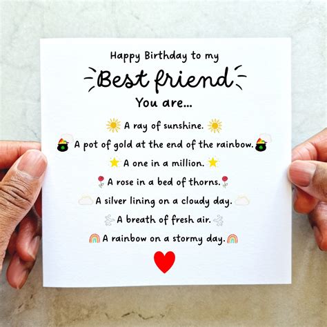 Best Birthday Card For Best Friend
