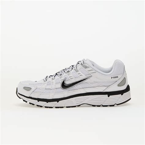 Men's shoes Nike P-6000 White/ Black-Metallic Silver-Black (CD6404-107 ...