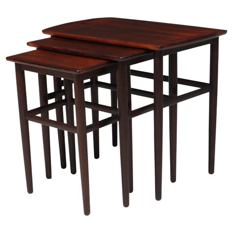 Design Institute of America Chrome Nesting Snack Side Tables at 1stDibs