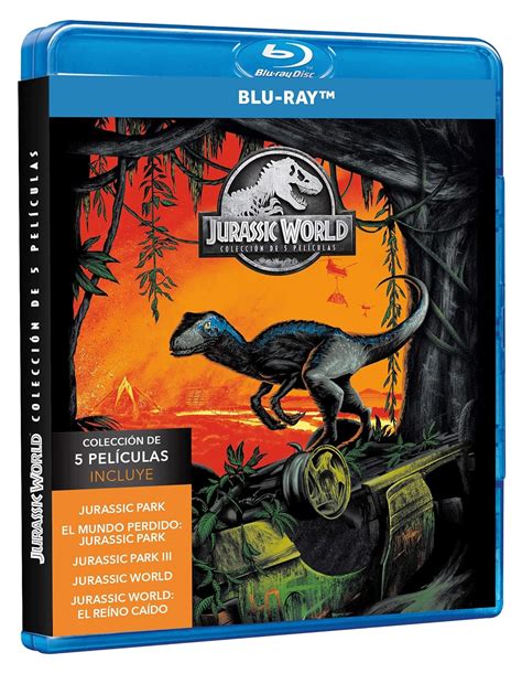 Buy JURASSIC WORLD COLLECTORS STEELBOOK 5-MOVIE COLLECTION (Jurassic ...