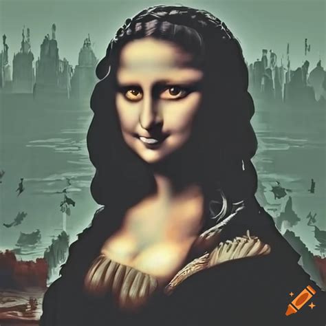 Modern interpretation of mona lisa on Craiyon