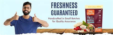 Yolo Roots High Protein Muesli (1Kg) : Amazon.in: Grocery & Gourmet Foods